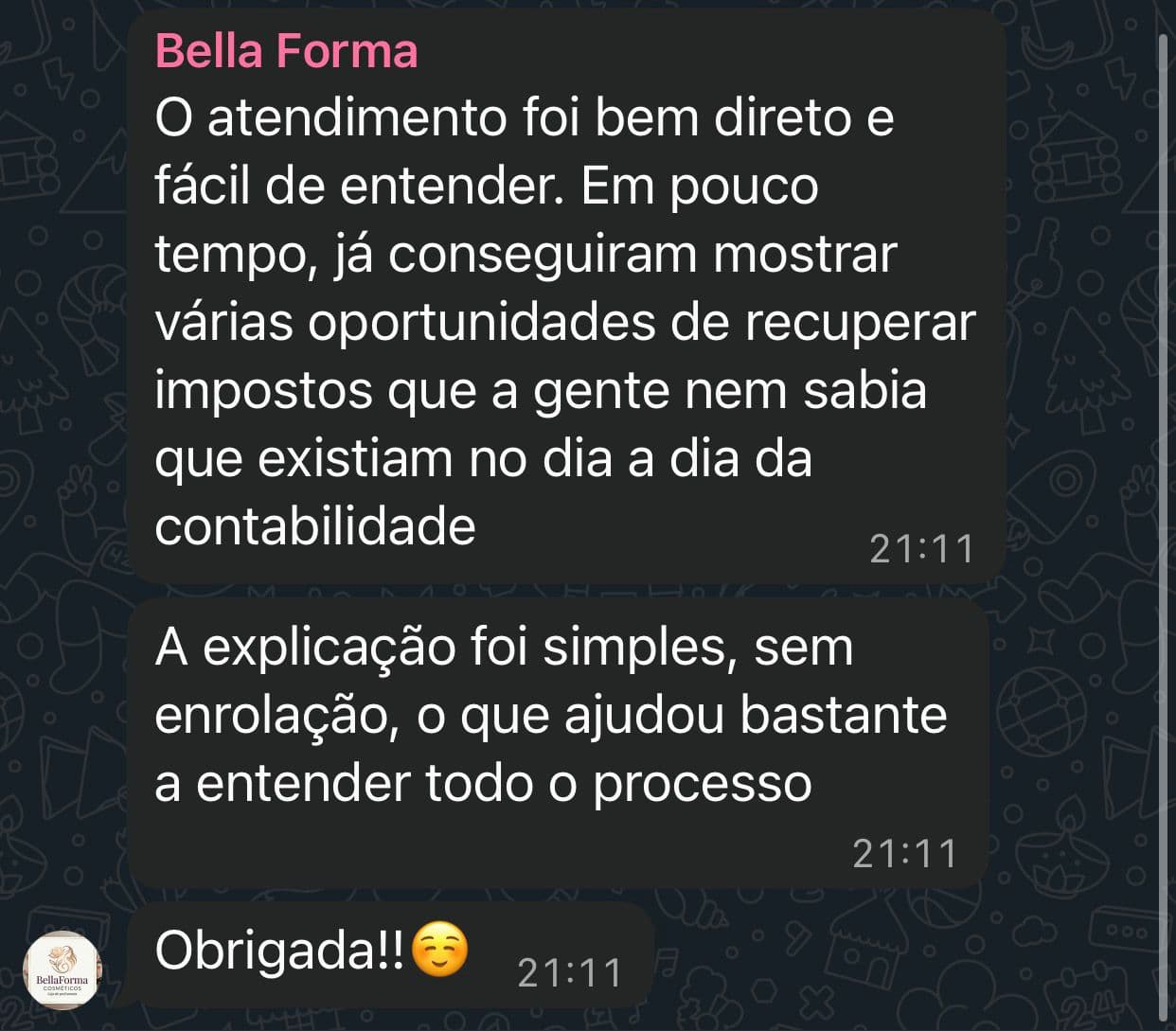 Depoimento de Diretora, Bella Forma Cosméticos